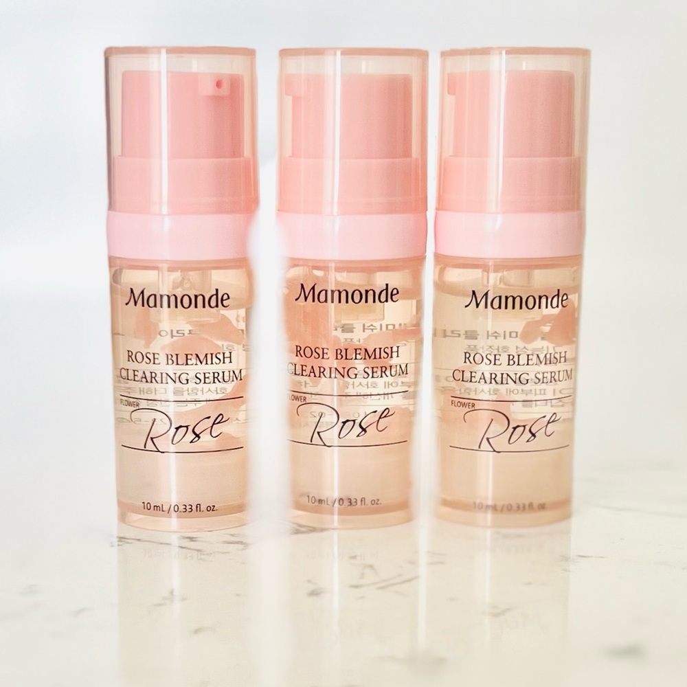 3X Mamonde Rose Blemish Clearing Serum 10ml Travel Size 30ml Lot exp Korean 2024